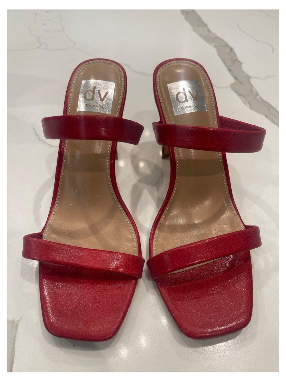 DV by Dolce Vita Scarlet Double-Strap Slide Heels
